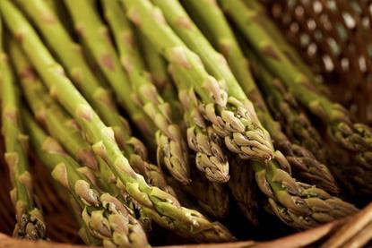 US asparagus spears basket