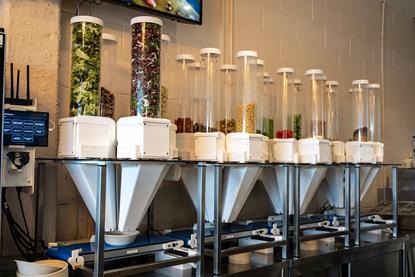 The robotic salad bar