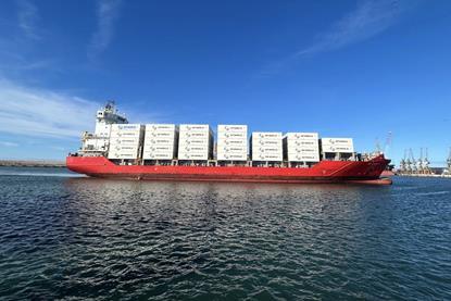 DP World first Atlas service leaves Agadir for UK and Europe November 2025