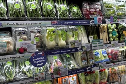 Australian vegetables in Thailand